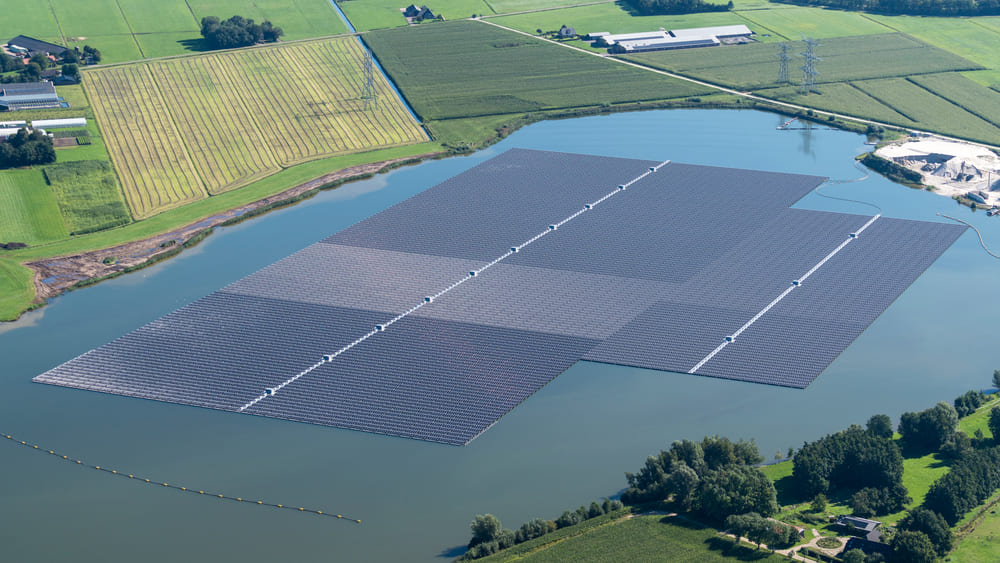 plus grand parc solaire flottant d'europe