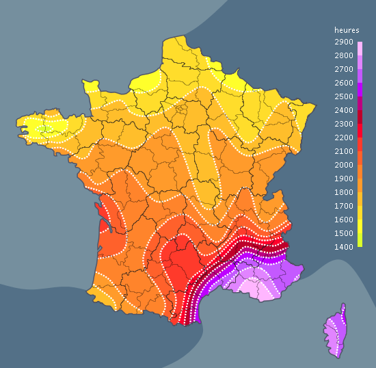 Optimiser rendement panneaux carte ensoleillement