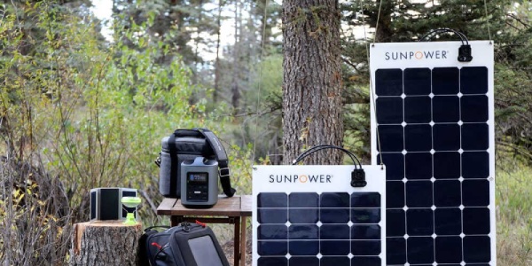 Panneau solaire souple sunpower