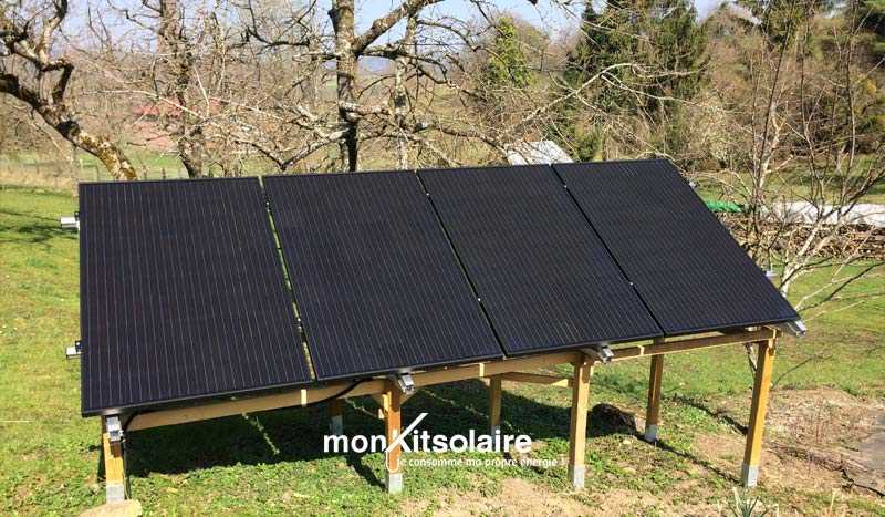 Installation panneau solaire terrain diy damien