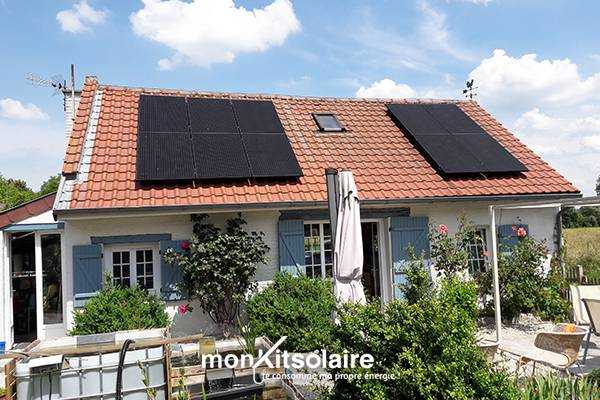 installation panneau solaire client