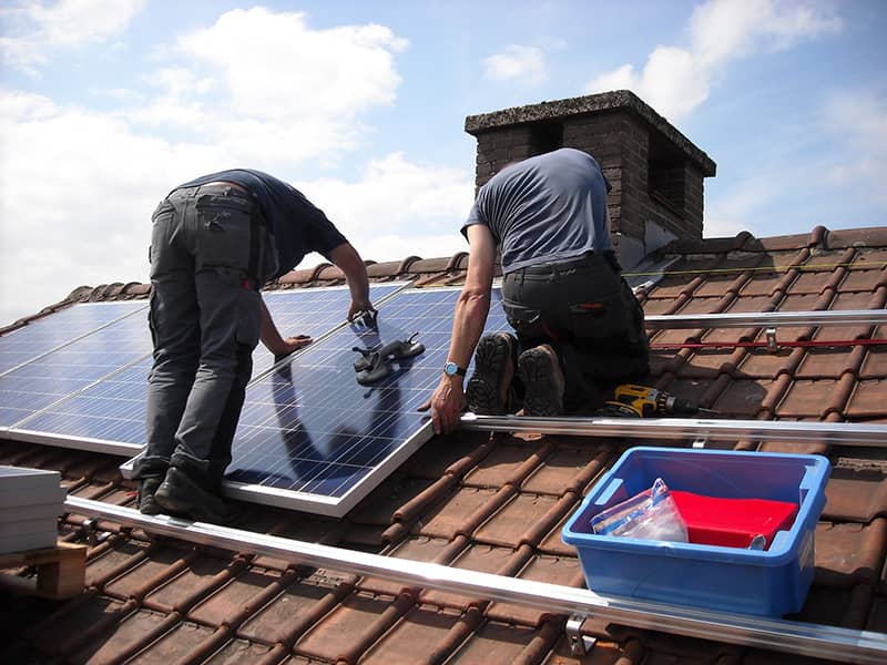 installation panneau solaire toiture
