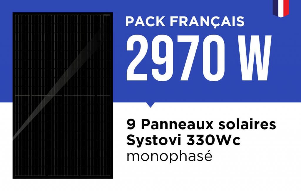 Kit solaire français 2970 Wc