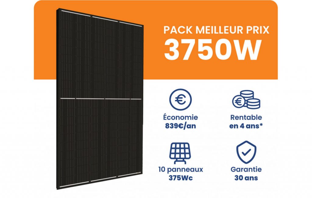 Kit Solaire 3750W Meilleur Prix - Micro onduleurs APS