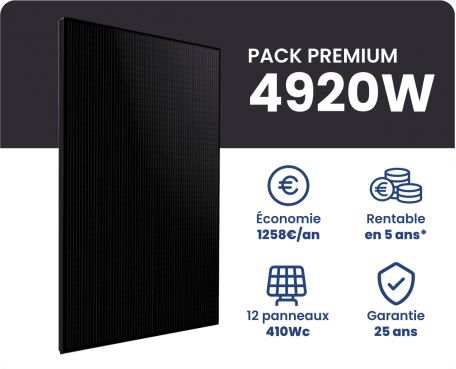 Kit Solaire Autoconsommation Premium 4920W - Micro onduleurs APS