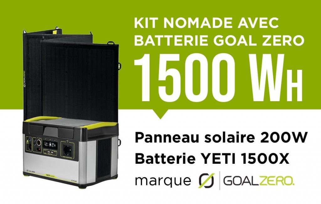 Photo produit du kit de panneaux solaires 1500wh avec panneau pliable de 200w