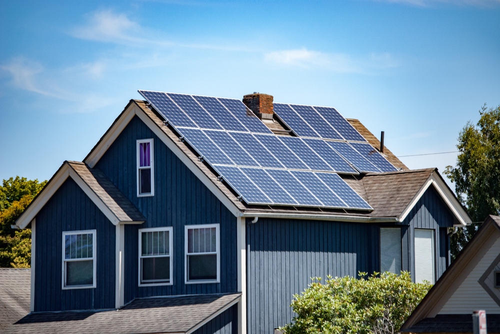 Panneaux solaires sur toiture