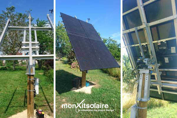 Tracker solaire installation client monkitsolaire