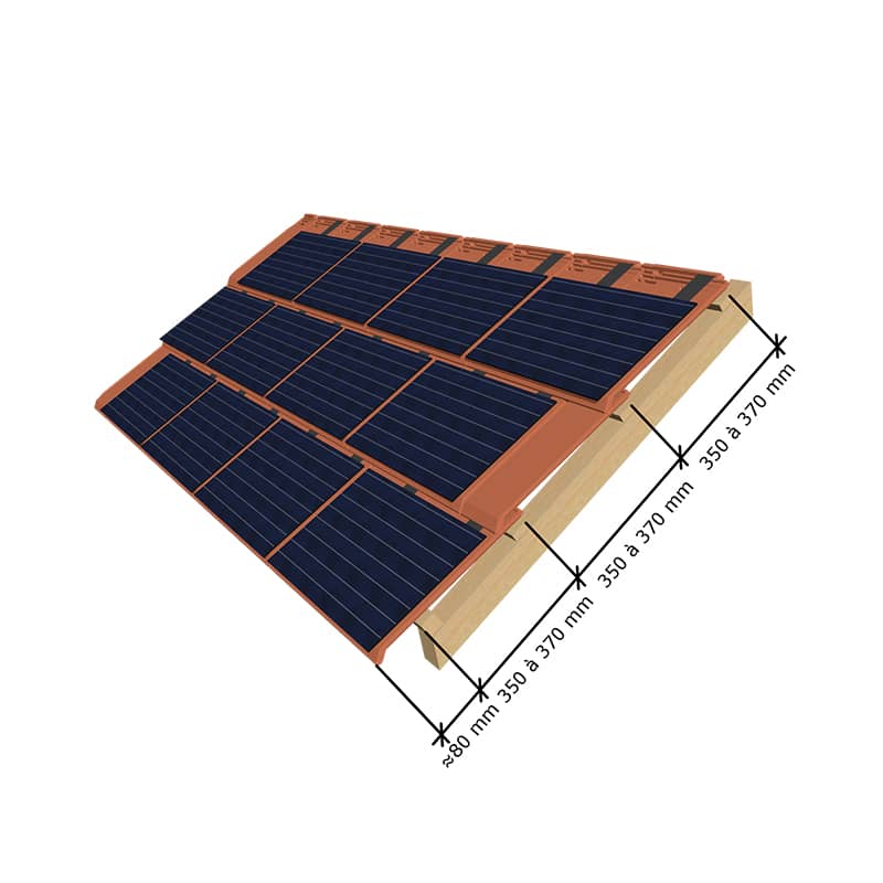 Comment fixer des panneaux solaires sur un toit en tuiles ?