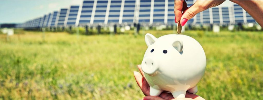 économie avec un prêt à taux zéro pour les panneaux solaires