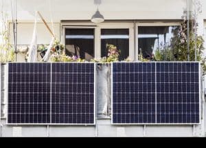 Panneau solaire sur véranda