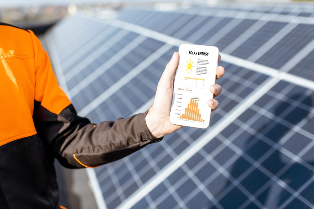 application mobile gestion des panneaux solaires