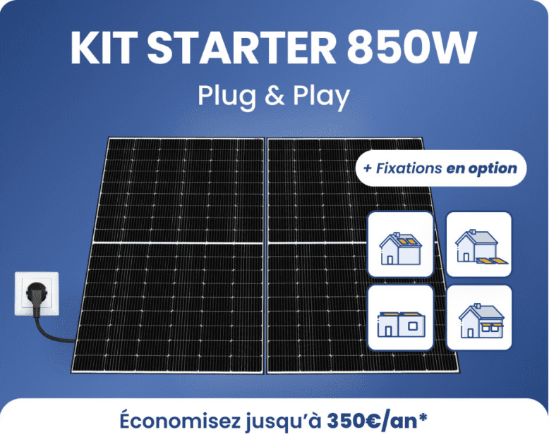 Kit solaire starter 825W