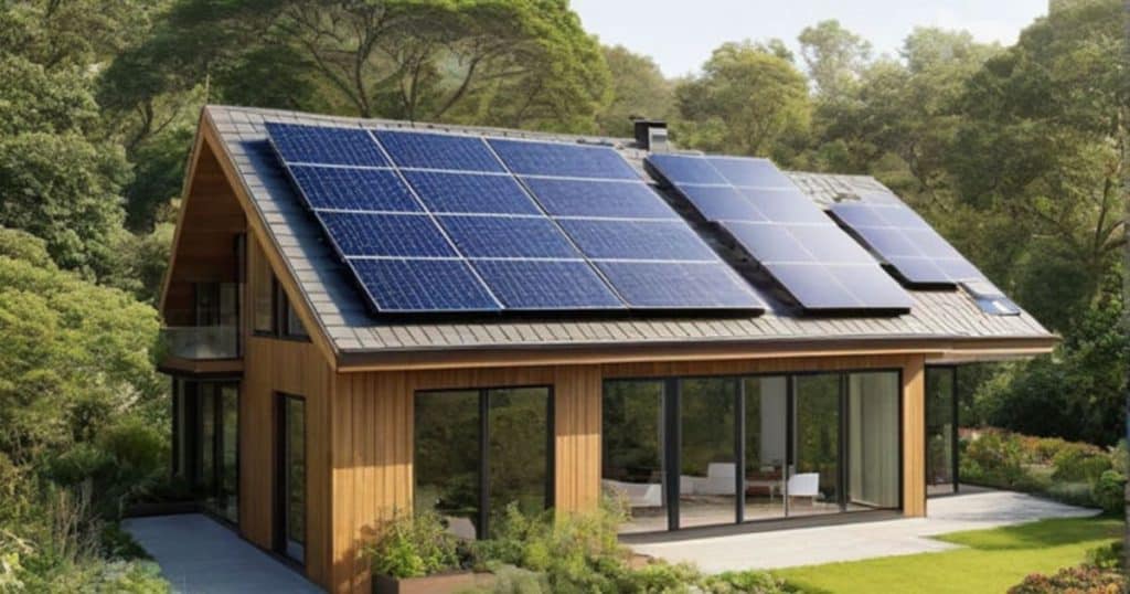 Les différents types de panneaux solaires sur différent toit
