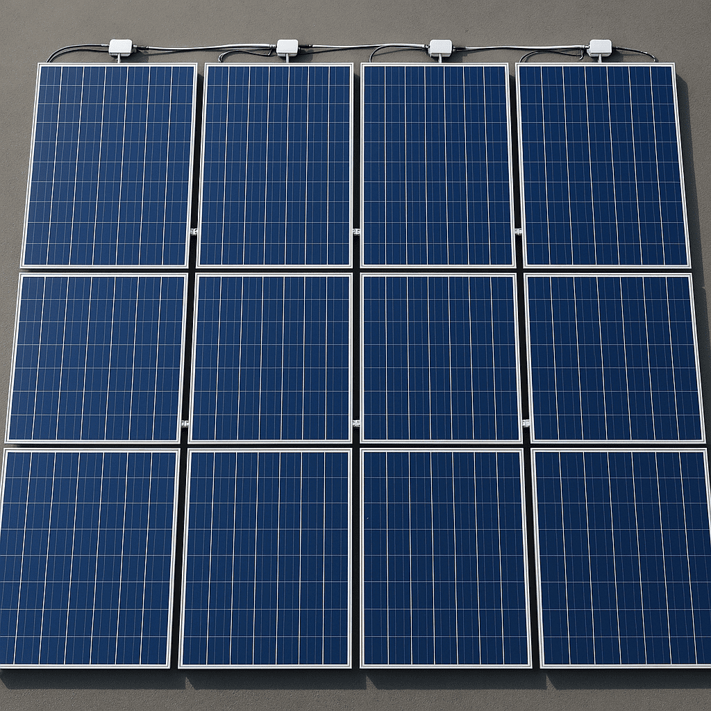 panneau-solaire-en-serie (1) a quoi ressemble des Panneau solaire en série
