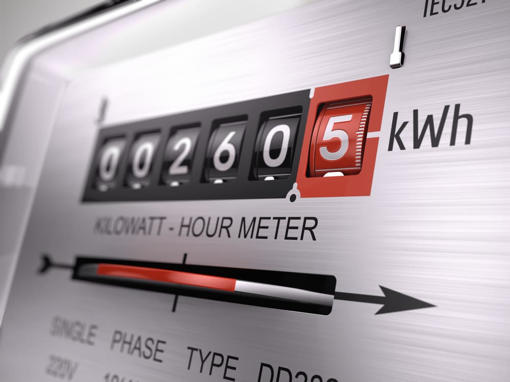 compteur-en-kwh kWh sur compteur d'énergie