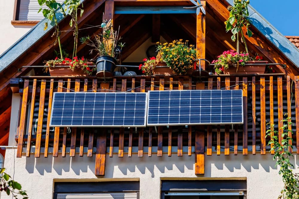 Kit solaire sur balcon