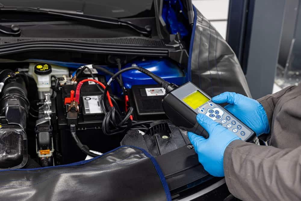 Installation d'une batterie de voiture