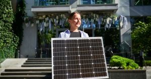 Panneau solaire d'une puissance de 100w