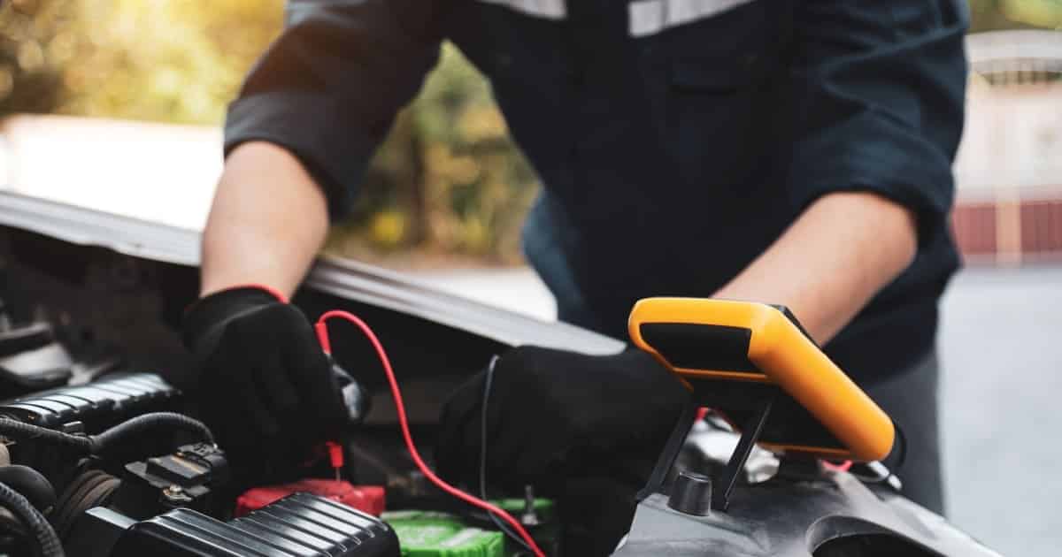 Test de batterie de voiture