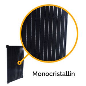 panneau solaire monocristallin