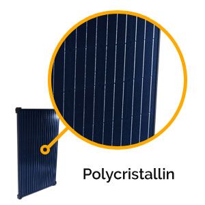 panneau solaire polycristallin