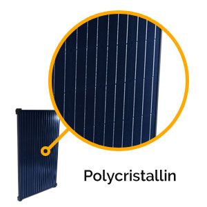 panneau solaire polycristallin