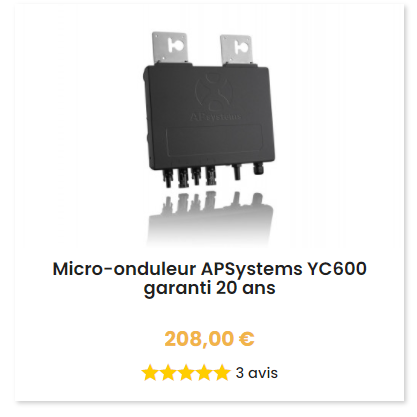 micro onduleur apsystems yc600