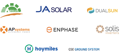 Logos de marques photovoltaïques