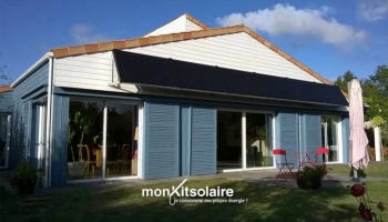 Installation du kit solaire autoconsommation 1800 W sur façade