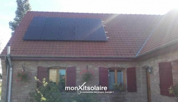 Installation du kit solaire autoconsommation 3000 W de Xavier - NORD