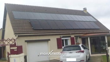 Installation du kit panneau solaire 2500 Wc sur tuiles