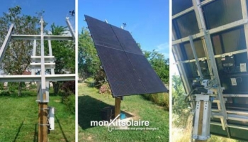 Installation du kit solaire autoconsommation 1200 W avec suiveur solaire