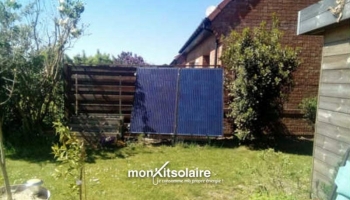 Installation du kit panneau solaire 500 W chez Jorge