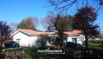 Installation du kit solaire autoconsommation 3500 W sur toiture en tuiles