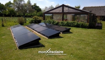 Installation du kit panneau solaire 3600 W au sol